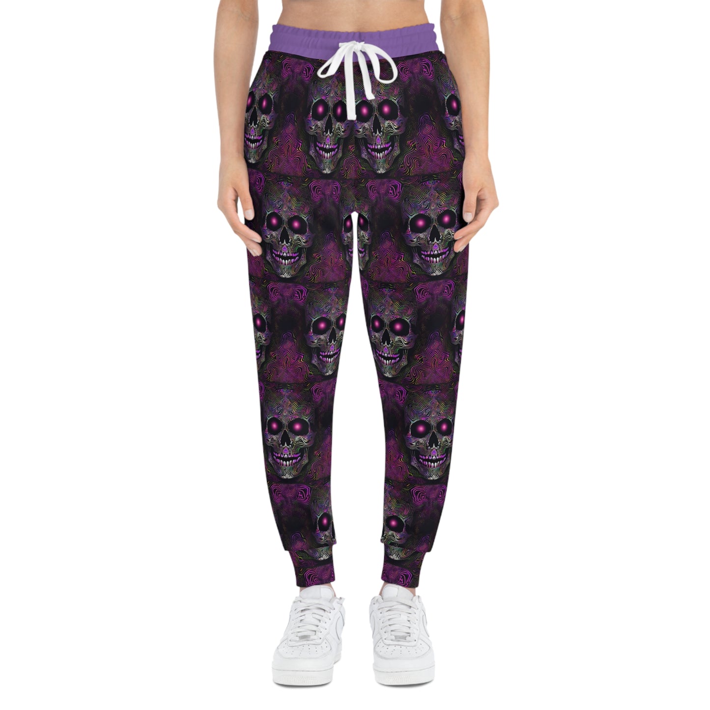 Purple Skulls Joggers