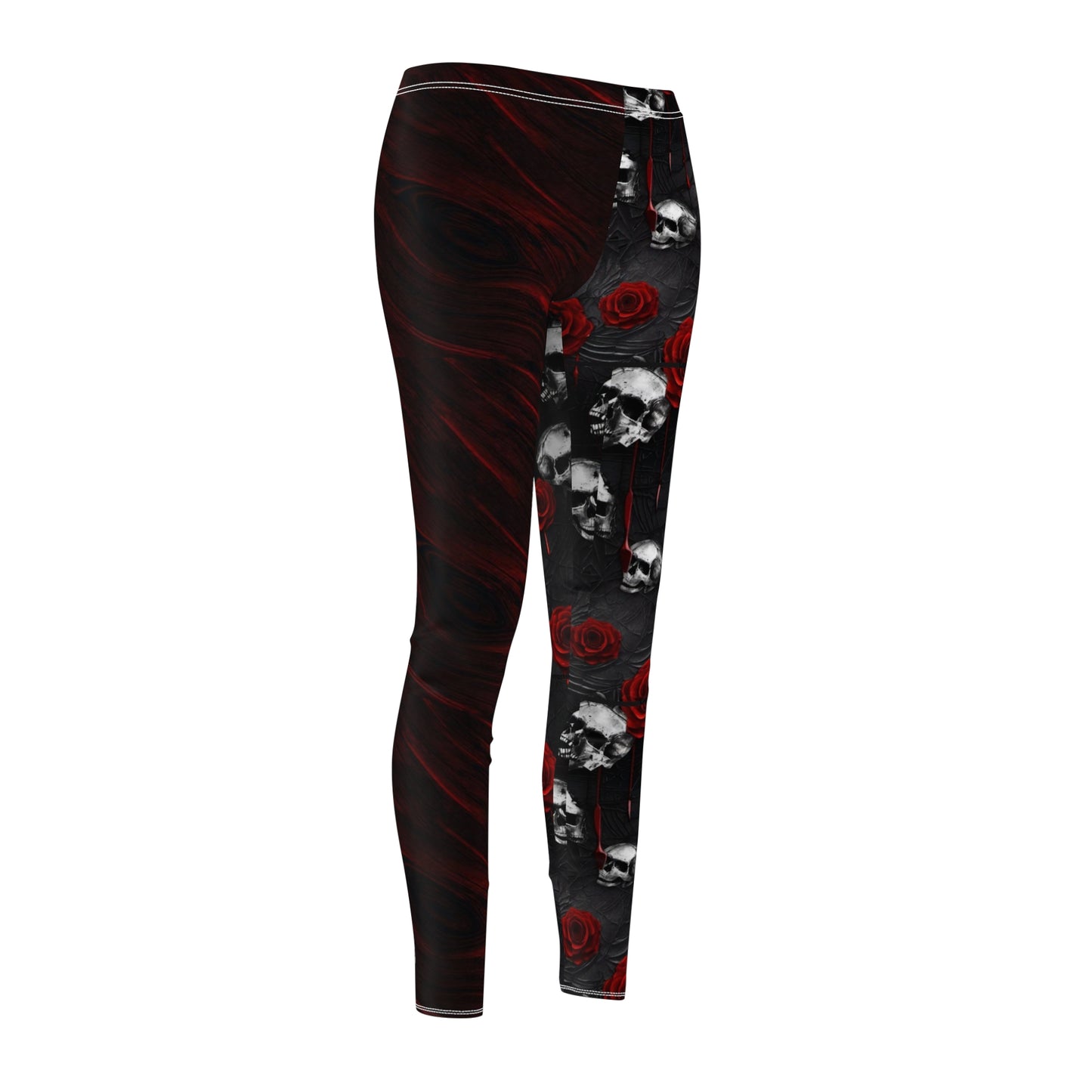 Women's "Skull and Roses" Leggings