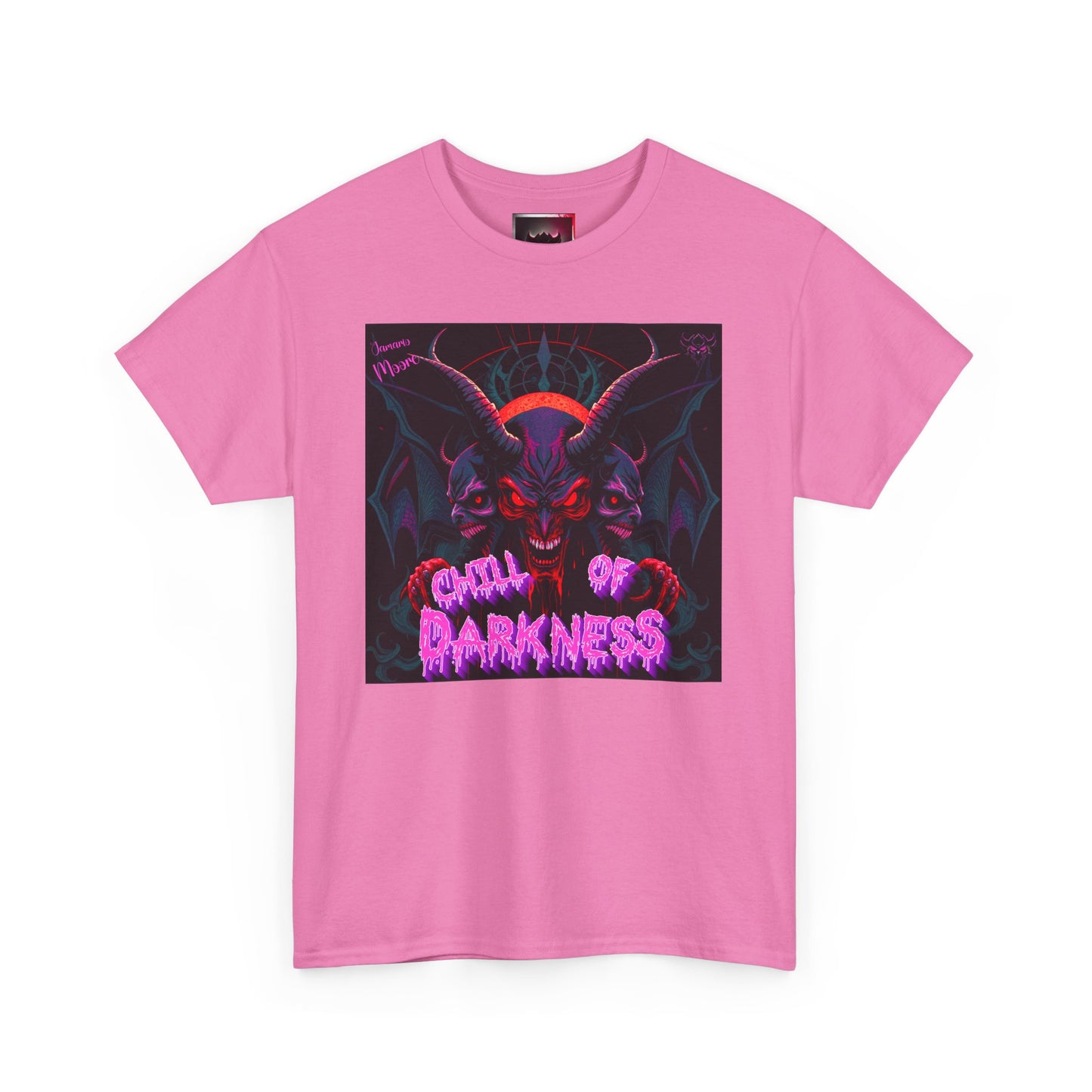 'Chill of Darkness' Graphic Unisex Heavy Cotton T-Shirt