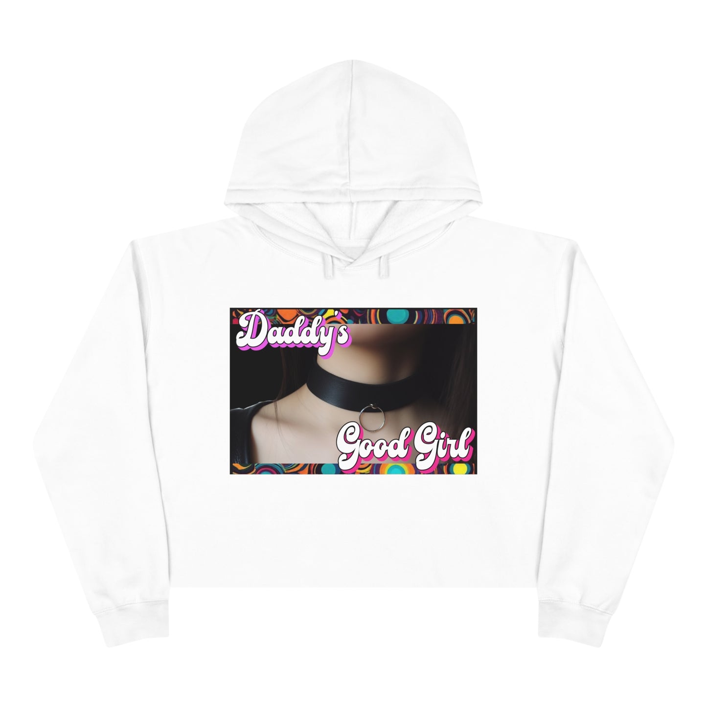 Women's "Daddy's Good Girl" Crop Hoodie