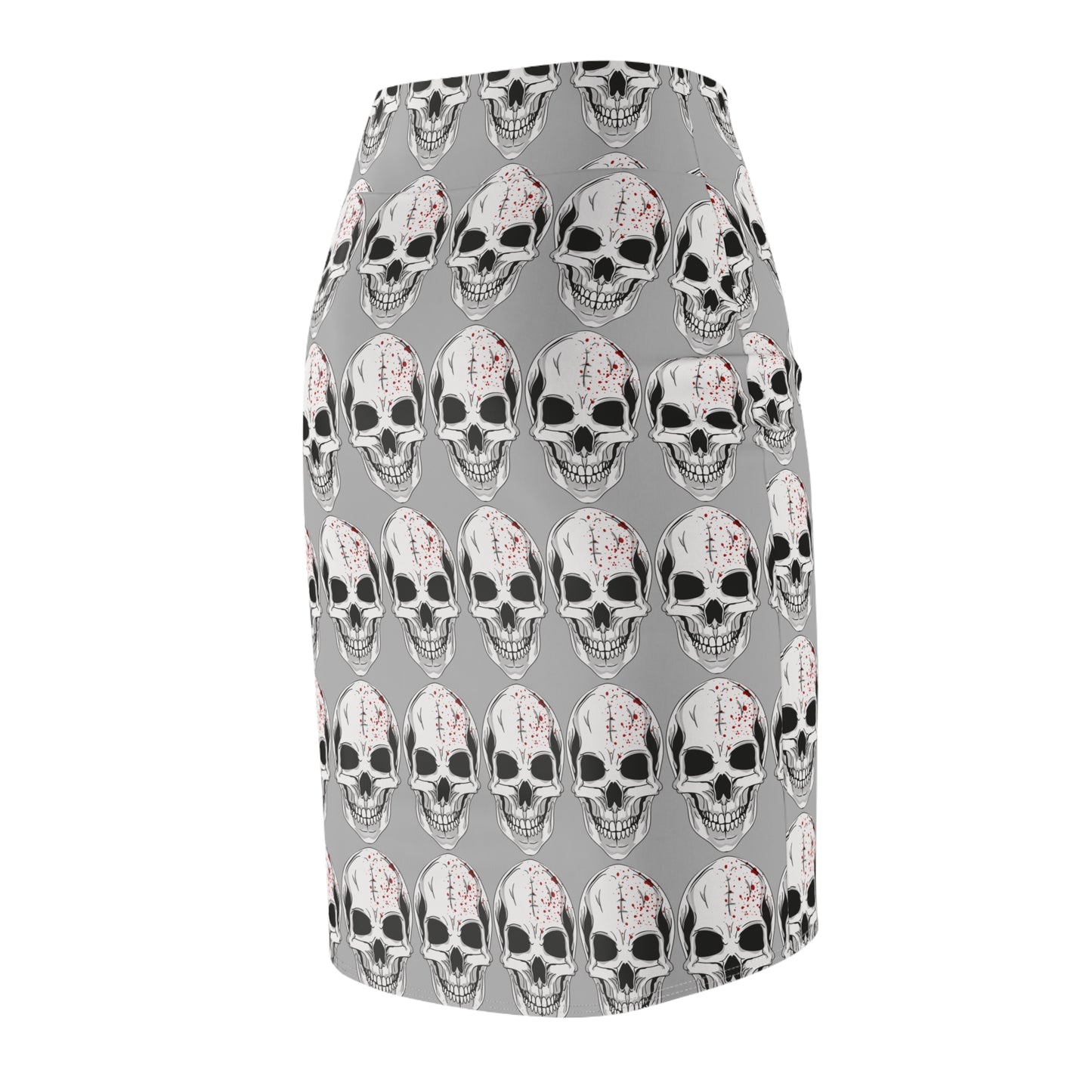 Women's "Skull Pencil Skirt