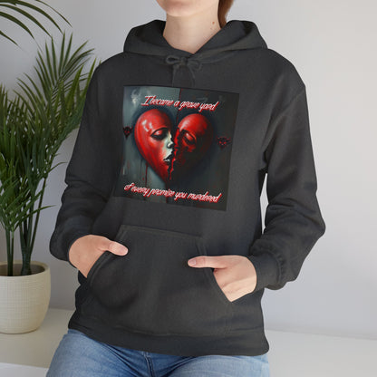 "I Became a Graveyard, to Every Promise You Murdered" Unisex Heavy Blend™ Hooded Sweatshirt