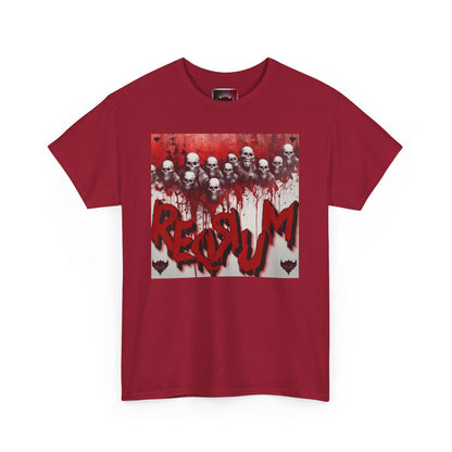 Redrum Horror-Themed Unisex Heavy Cotton T-Shirt- Perfect for Halloween and Horror Fans