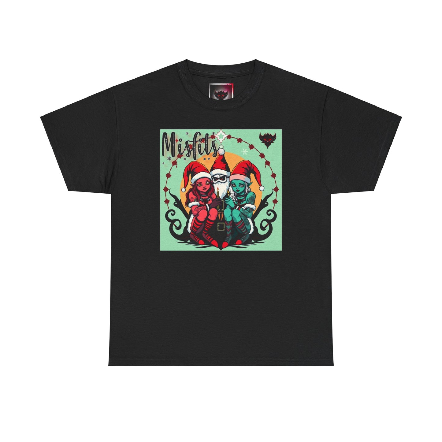 Couple of Misfits Holiday Unisex Heavy Cotton T-Shirt - Fun & Festive T-Shirt for Fans