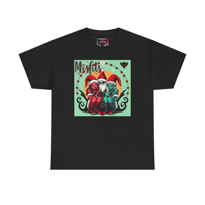 Couple of Misfits Holiday Unisex Heavy Cotton T-Shirt - Fun & Festive T-Shirt for Fans