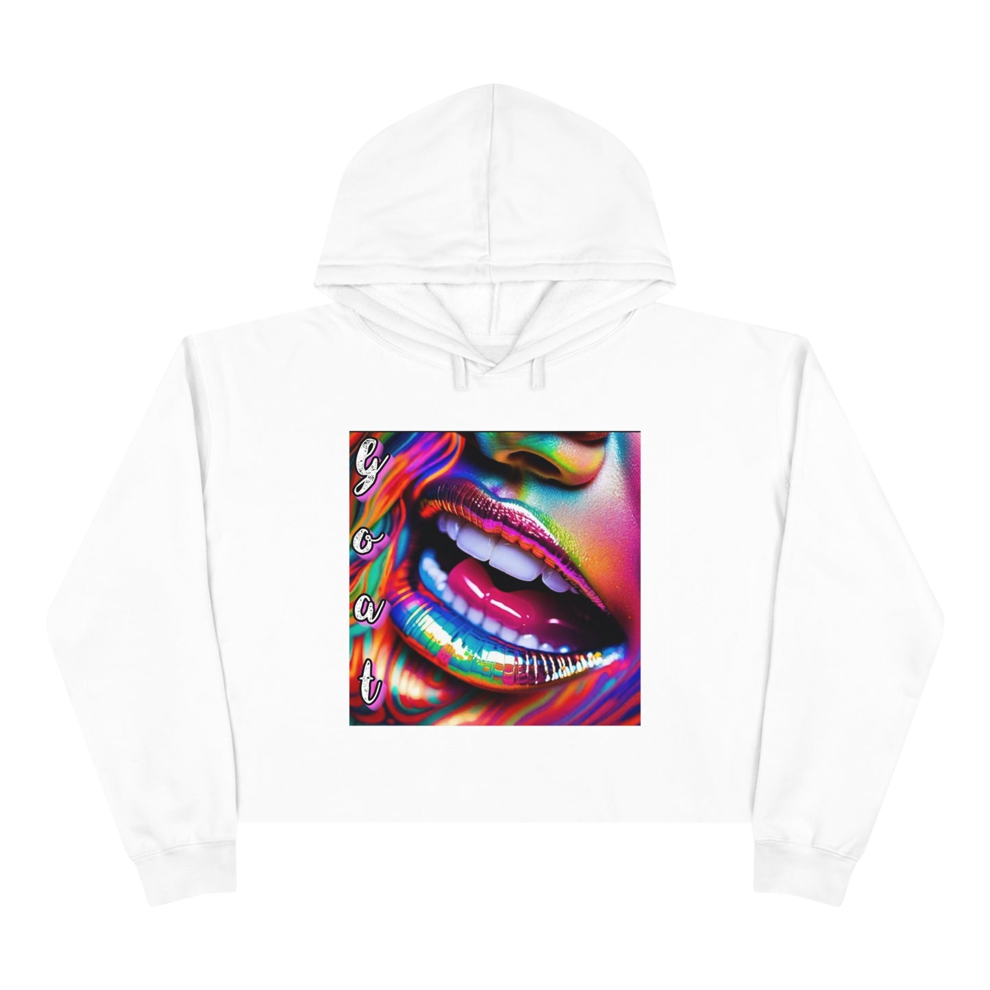 Throat Goat Crop Hoodie