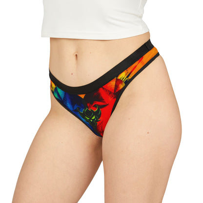 "Some Hearts Break, Other's Bloom" Vibrant Women's Thongs with Colorful Design | Comfortable Everyday Wear