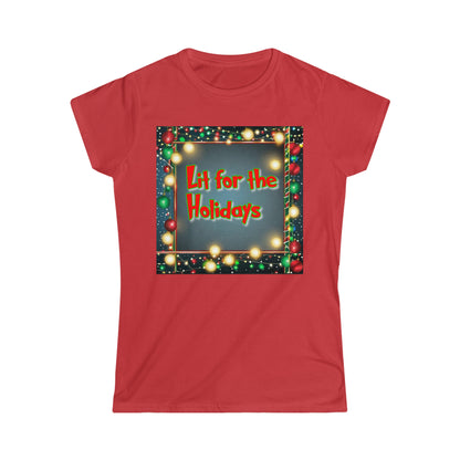 Women's "Lit for the holidays" T-Shirt