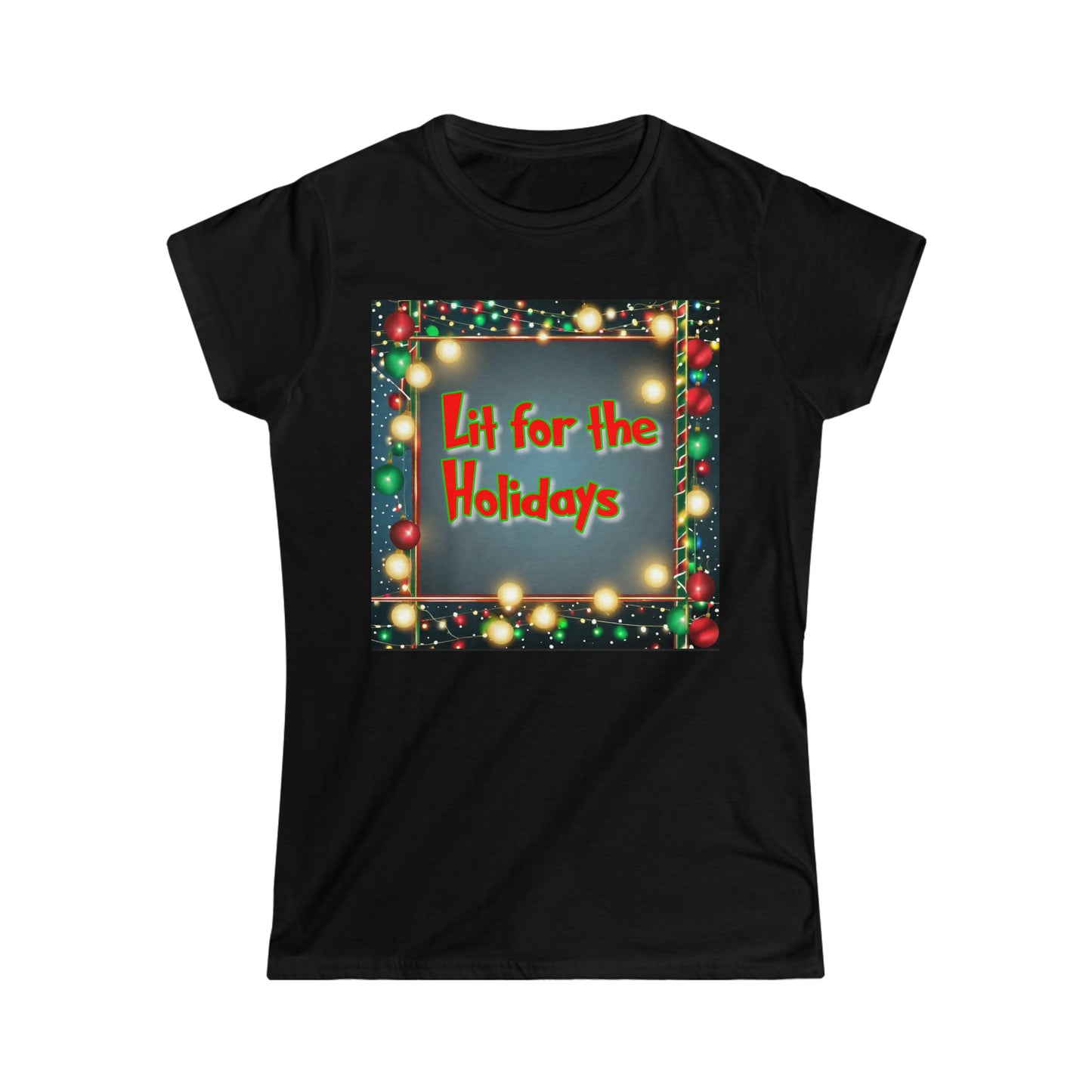 Women's "Lit for the holidays" T-Shirt