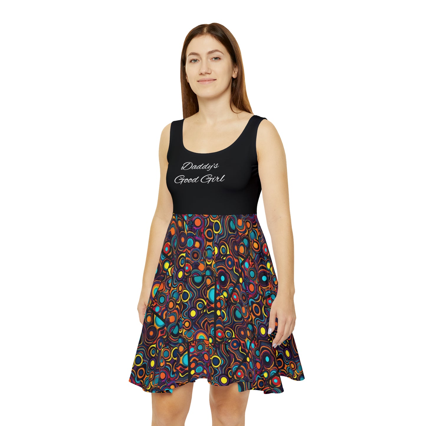 Women's "Daddy's Good Girl" Skater Dress