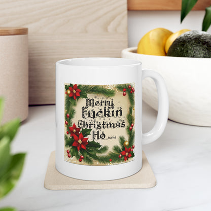 Ceramic "Merry F*ckin Christmas" Mug