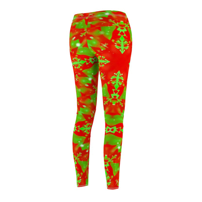 Festive Holiday Patterned Leggings for Women