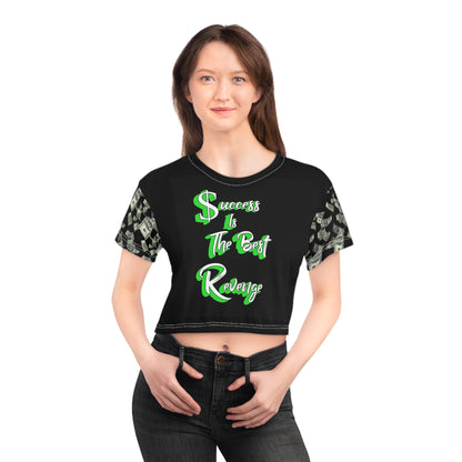 Women's "Success is the best Revenge" Crop T-Shirt