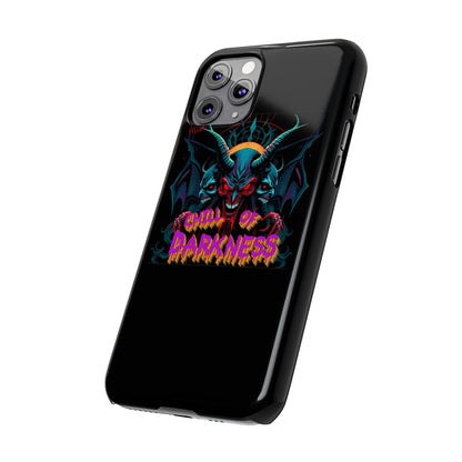 Chill of Darkness Slim Phone Case - Gothic Demon Design