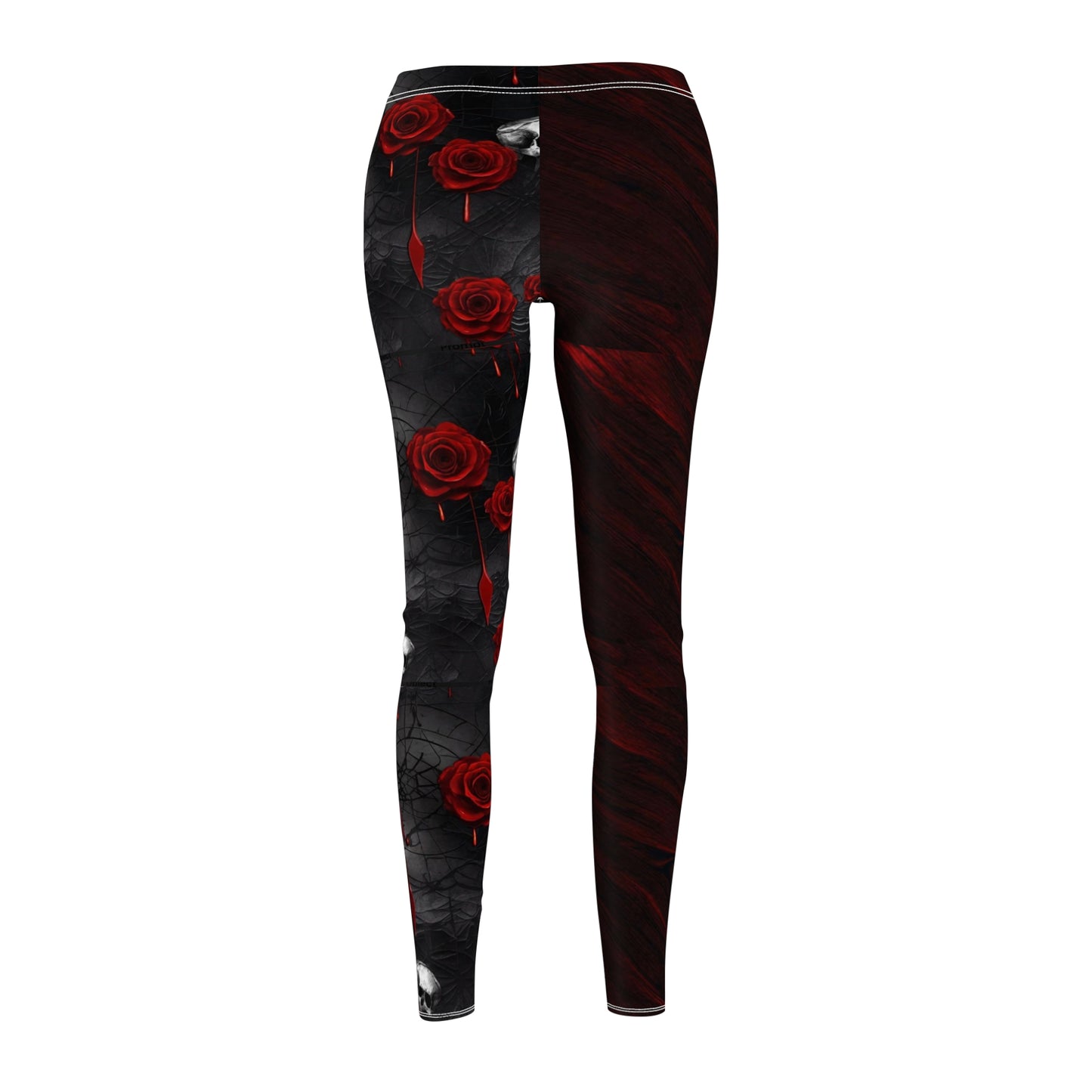 Women's "Skull and Roses" Leggings