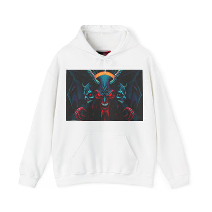 Chill of Darkness Hoodie - Unisex Heavy Blend™ Sweatshirt with Demon Design