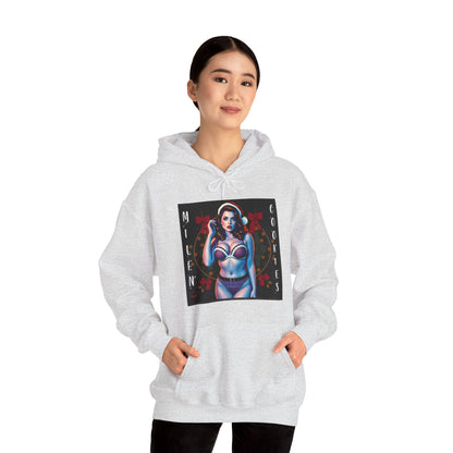 Milf N' Cookies Unisex Heavy Blend™ Hooded Sweatshirt - Cozy Graphic Hoodie for Cookie Lovers