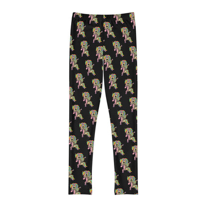 Youth "Zombie Unicorn Dabbing" Leggings