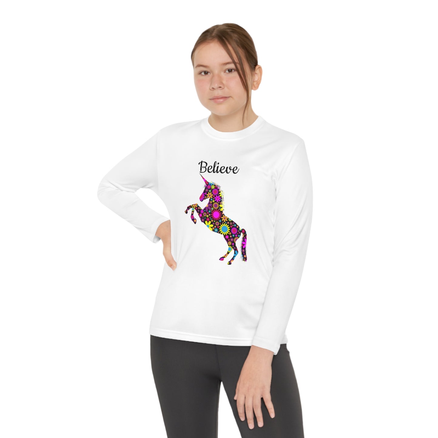 Youth "Believe" Long Sleeve Tee