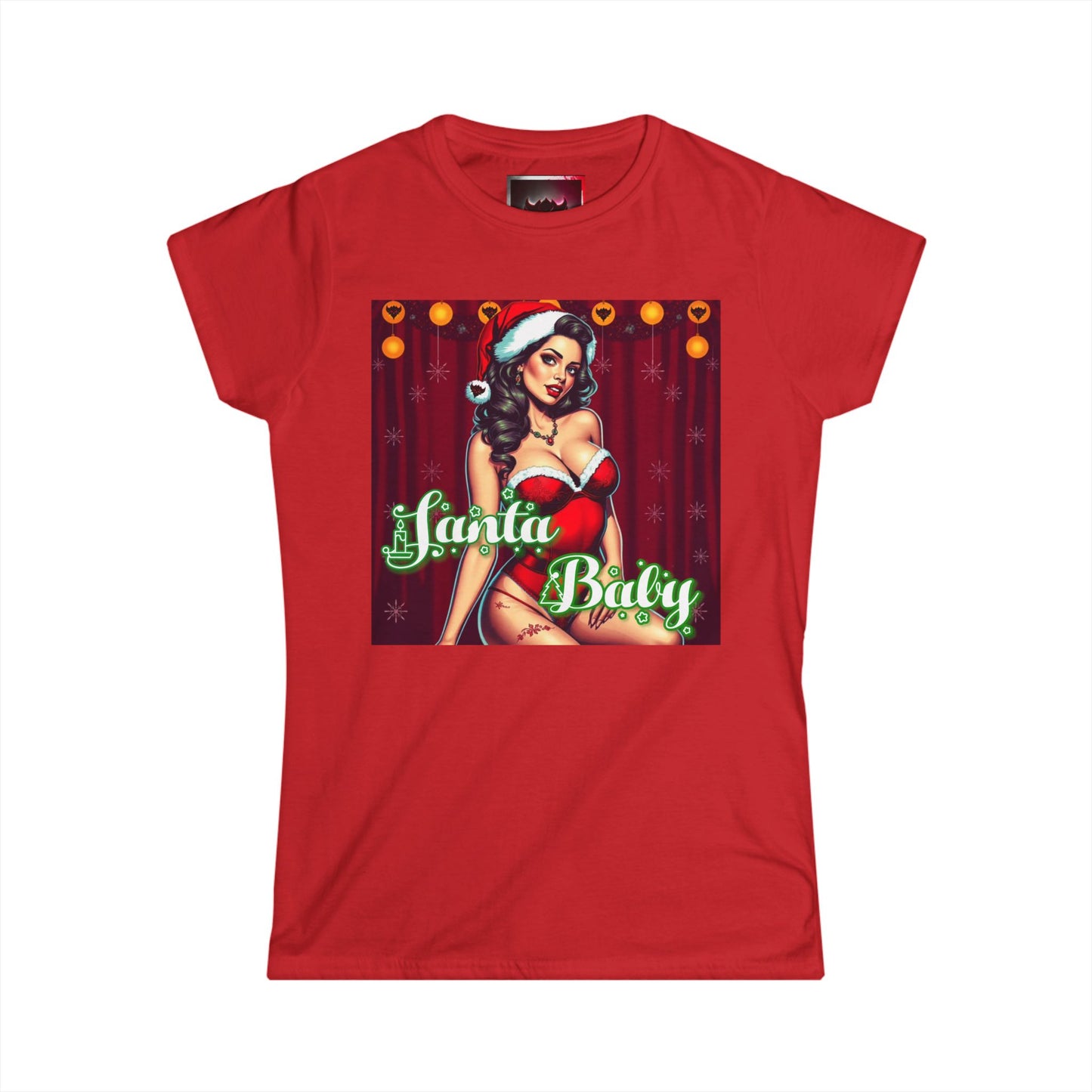 Santa Baby Women's Softstyle Tee – Fun Holiday Graphic T-Shirt for Christmas Celebrations