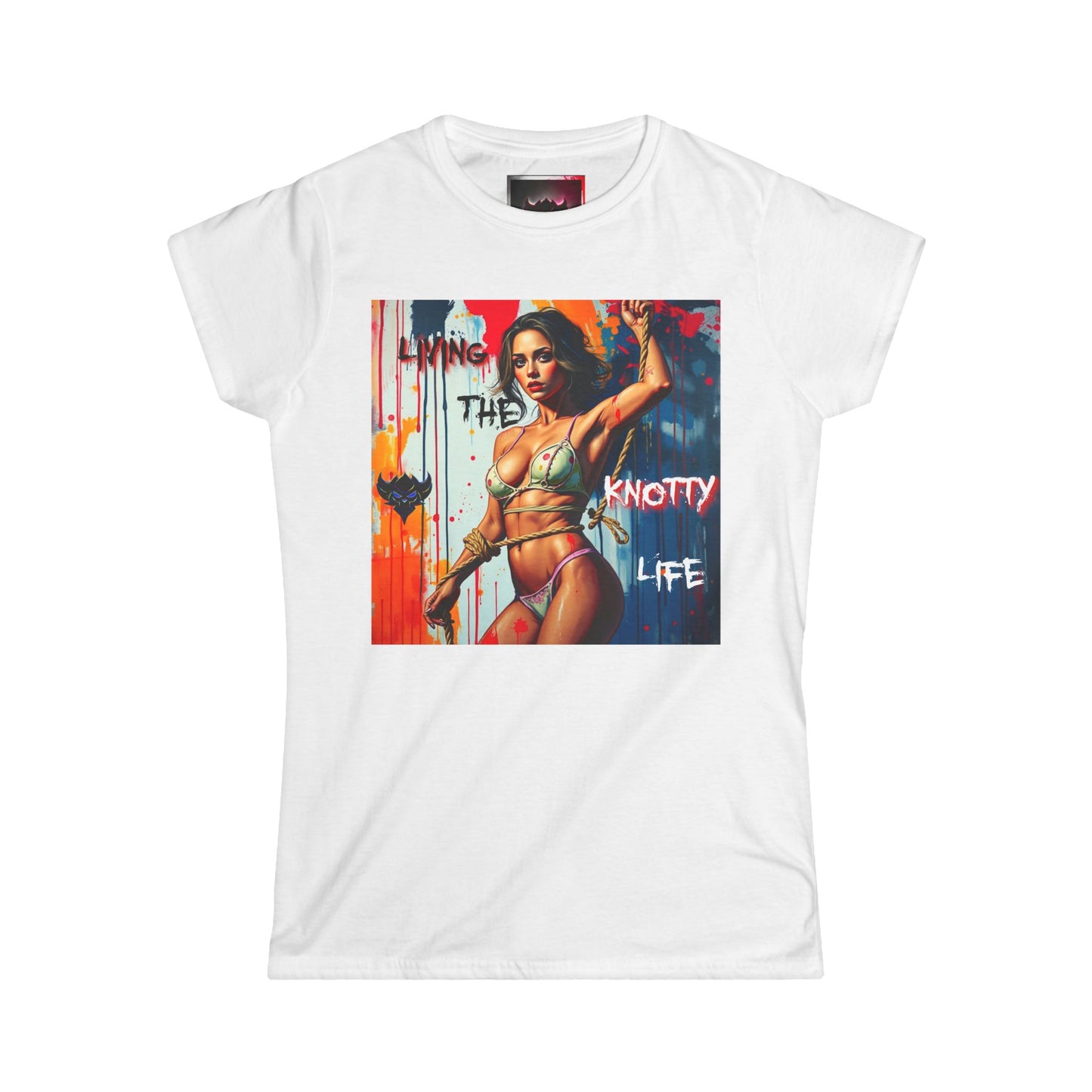 "Knotty Life" Women's Softstyle Tee - Fun Graphic Tee for Everyday Wear