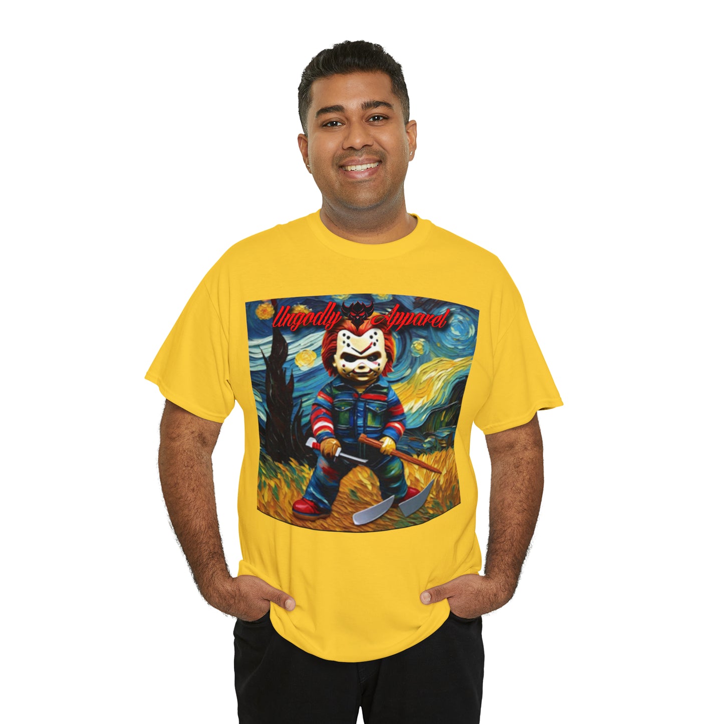 "Chucky/Jason Starry Night" T-Shirt