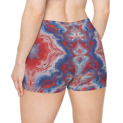 Women's "Red, White, Blue" Shorts