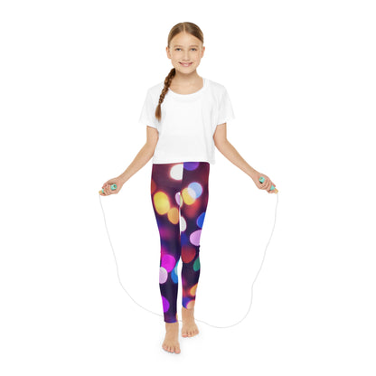 Youth "Bright-Lights" Full-Length Leggings