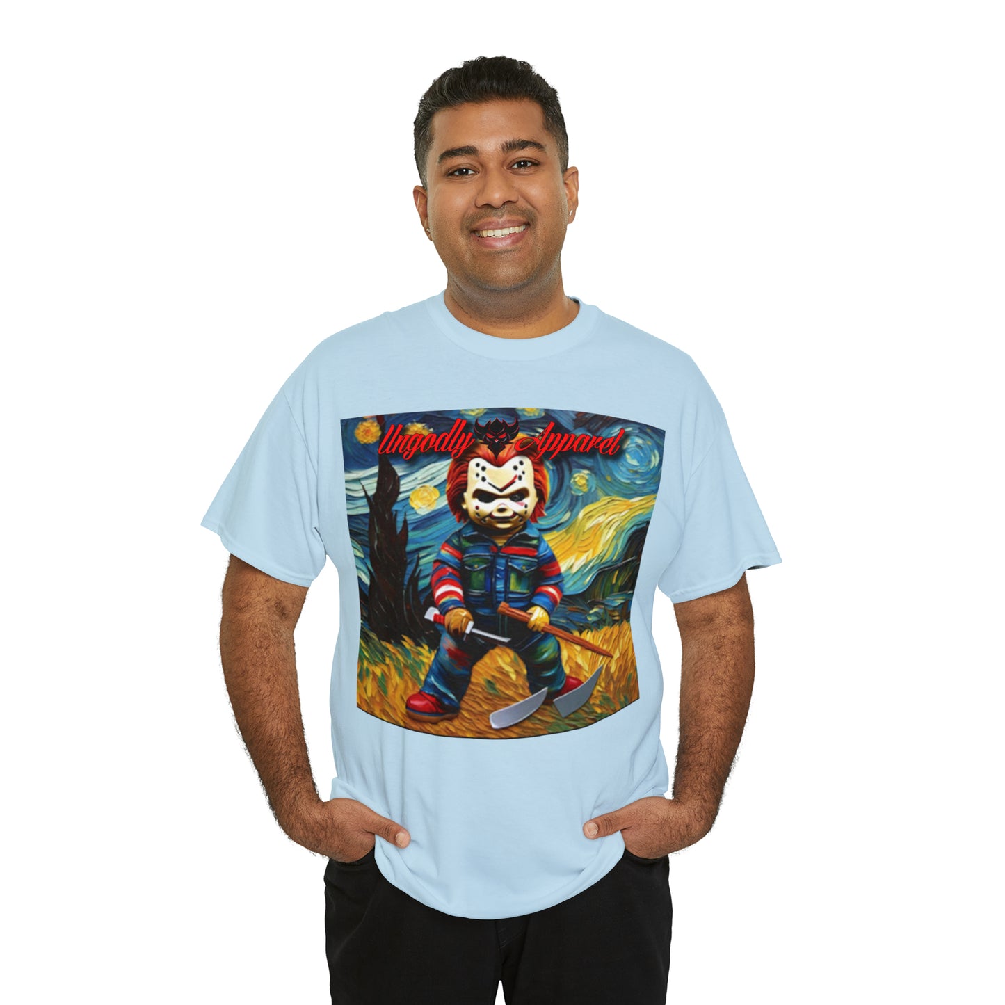 "Chucky/Jason Starry Night" T-Shirt