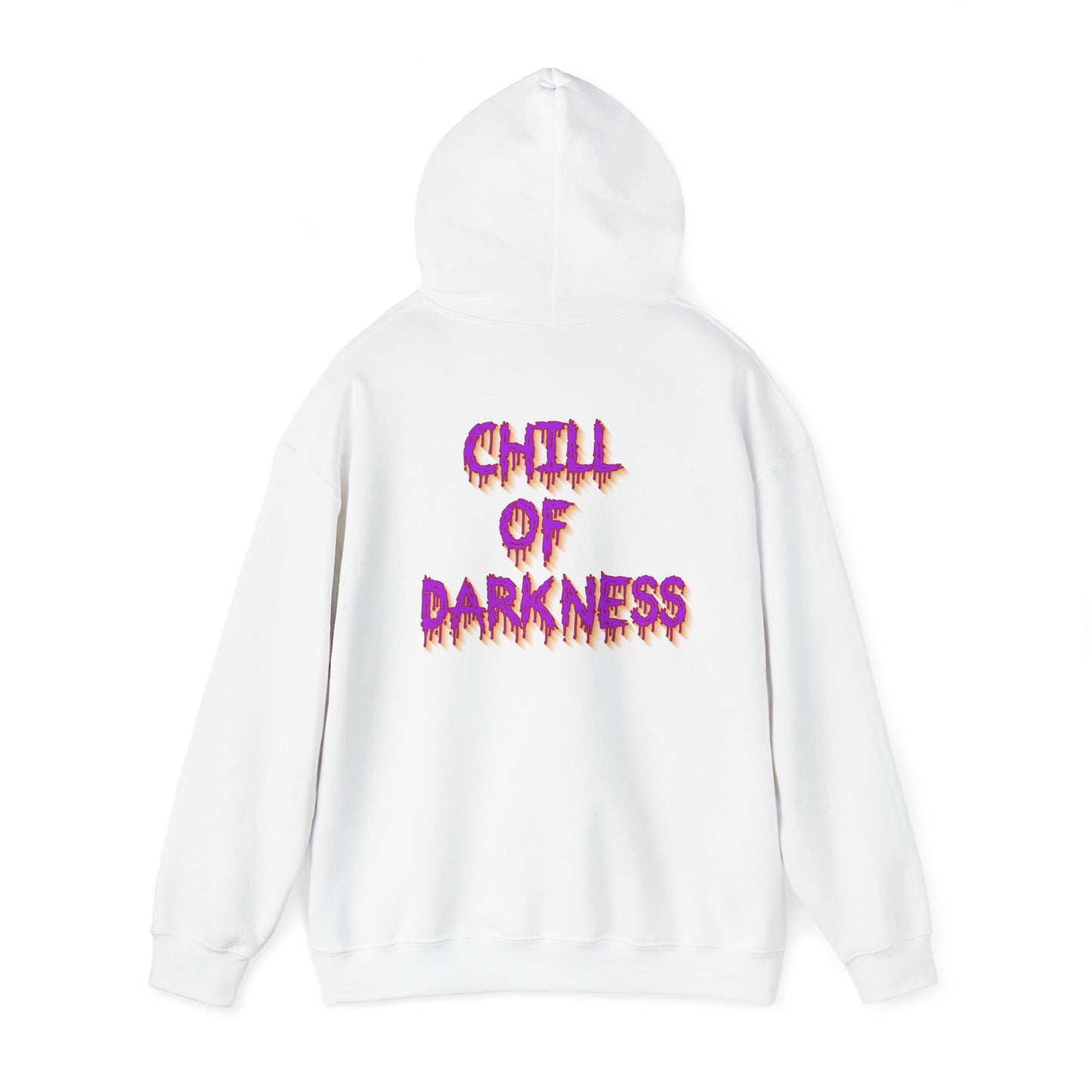 Chill of Darkness Hoodie - Unisex Heavy Blend™ Sweatshirt with Demon Design