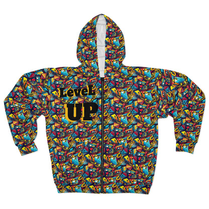 "Level Up" Full Zip Hoodie