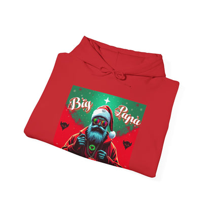 Big Papa Santa Unisex Hoodie - Festive Holiday Sweatshirt for Christmas Celebration