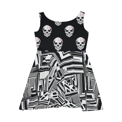 Women's "Skull" Skater Dress