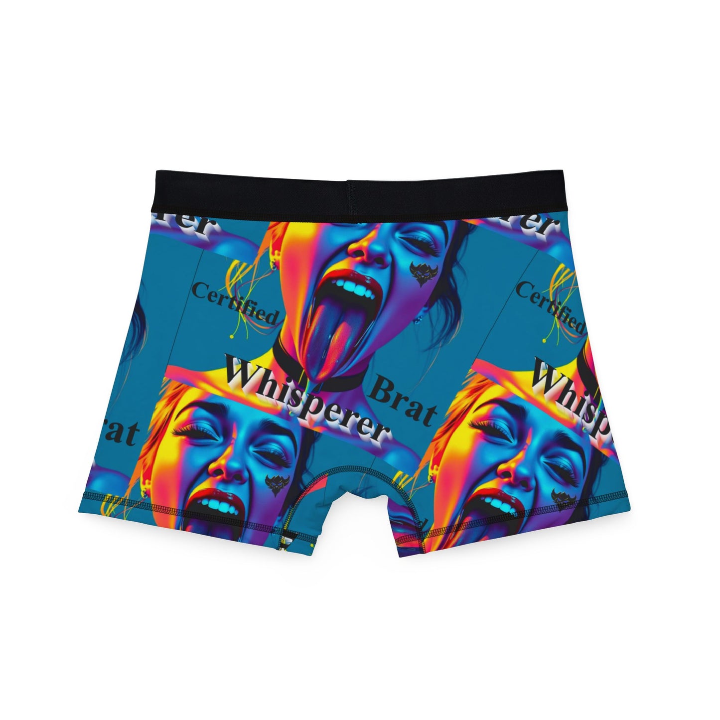 "Certified Brat Whisperer" Men's Boxers - Vibrant Graphic Design for Fun and Comfort