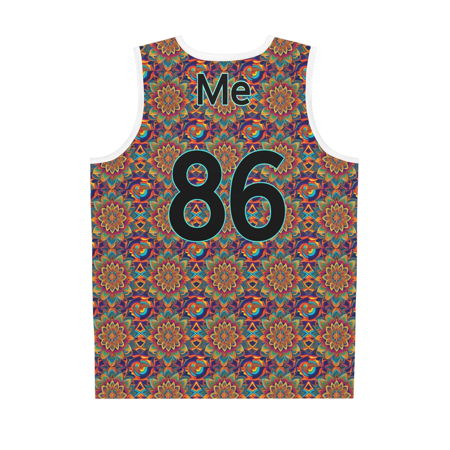 "86 me" Basketball Jersey