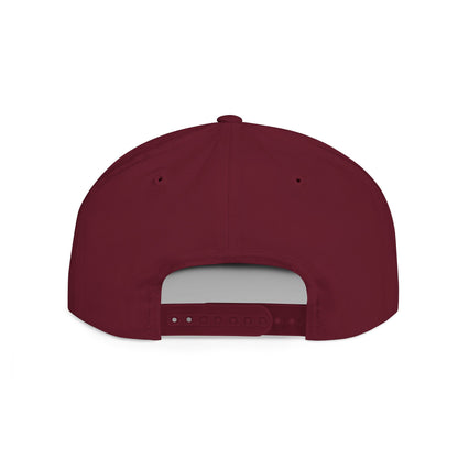 Graphic Flat Bill Snapback - "Real Eyes Realize Real Lies"