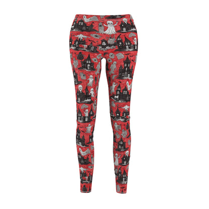 Women's "Spooky Ghosts & Haunted Houses" Leggings