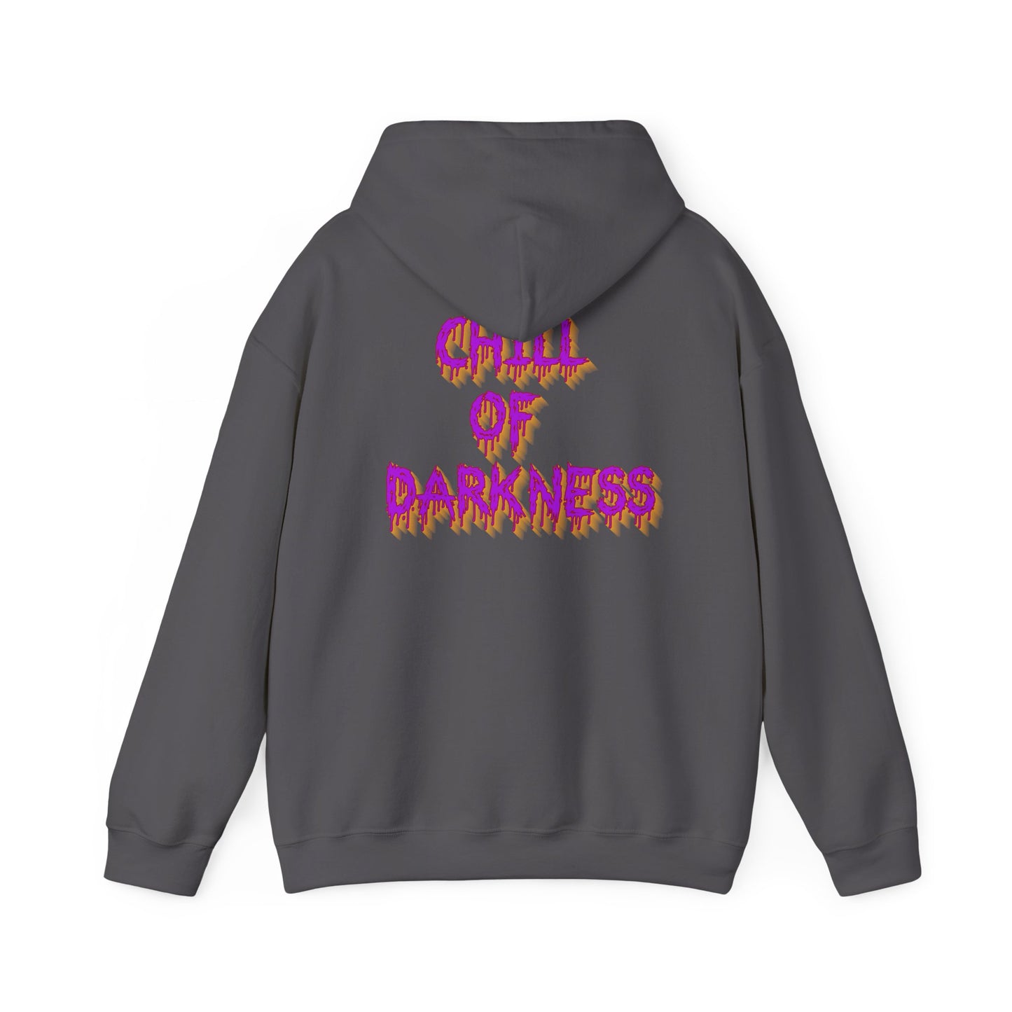 Chill of Darkness Hoodie - Unisex Heavy Blend™ Sweatshirt with Demon Design