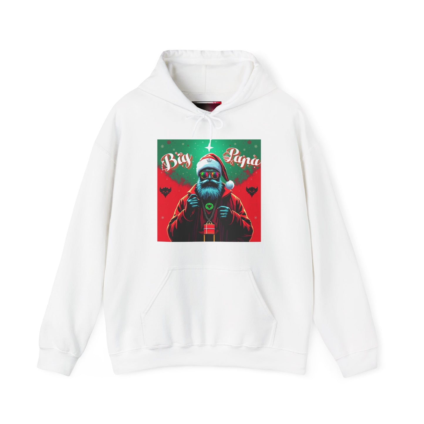 Big Papa Santa Unisex Hoodie - Festive Holiday Sweatshirt for Christmas Celebration