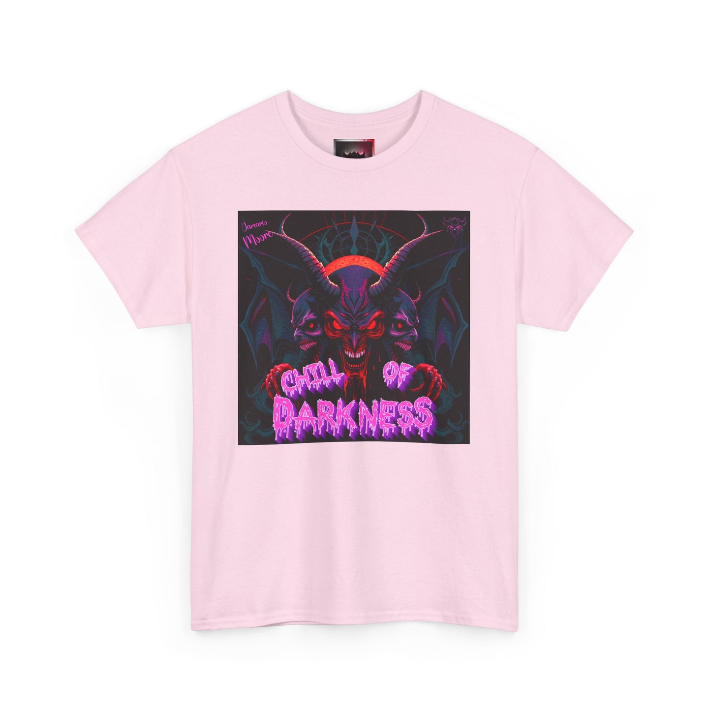 'Chill of Darkness' Graphic Unisex Heavy Cotton T-Shirt