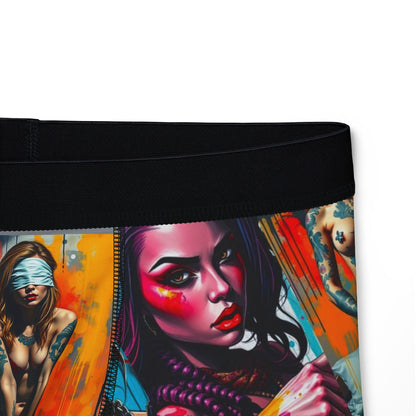 Bold Art Men's Boxers -"Fetish" Colorful Graphic Design for Comfortable Style