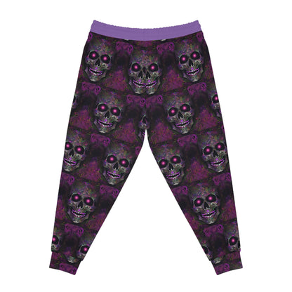 Purple Skulls Joggers