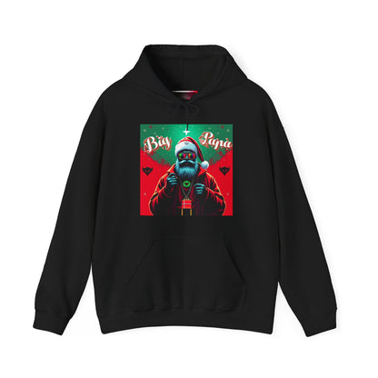 Big Papa Santa Unisex Hoodie - Festive Holiday Sweatshirt for Christmas Celebration