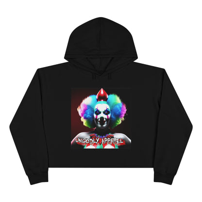 Female Clown Crop Hoodie