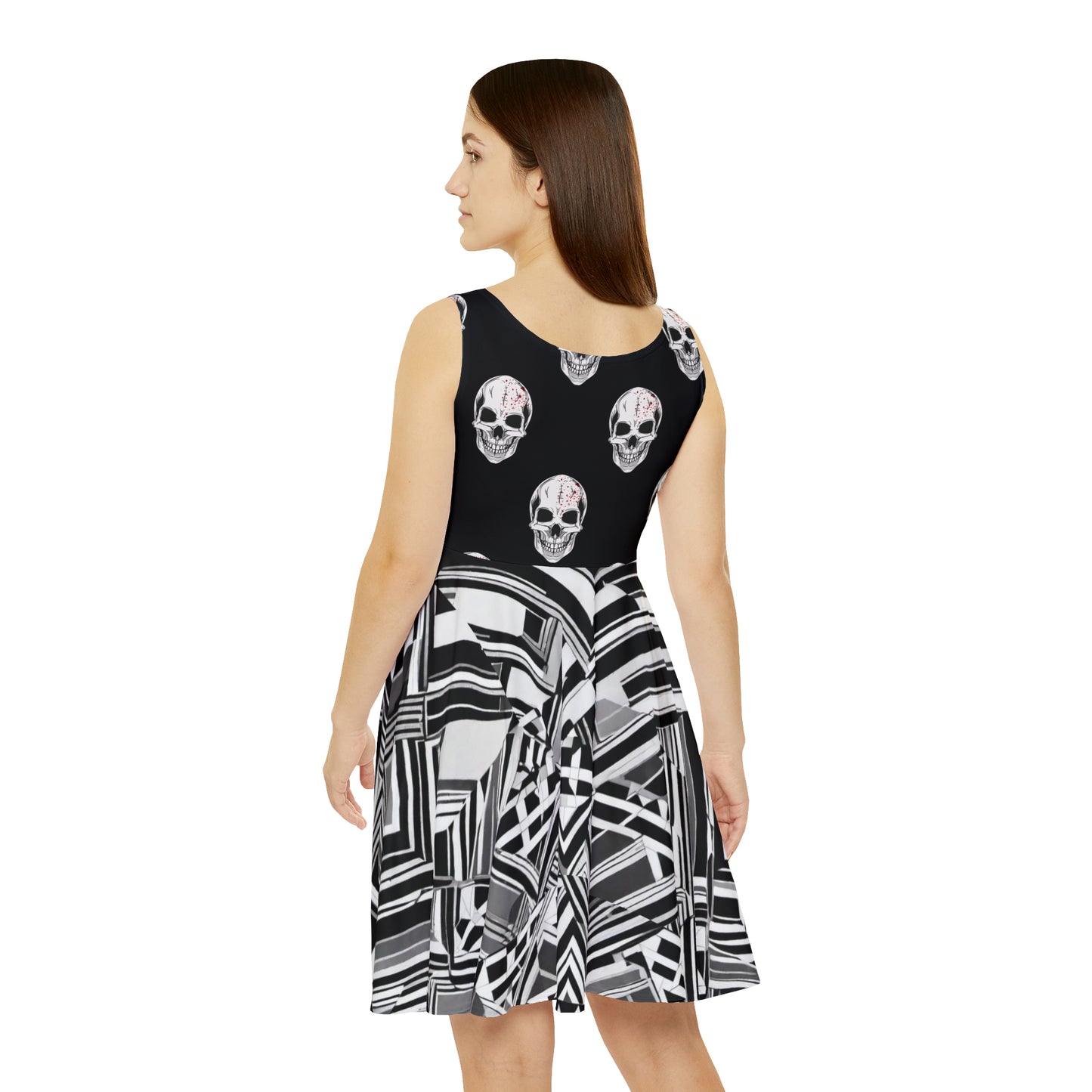 Women's "Skull" Skater Dress