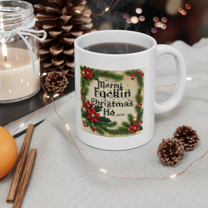 Ceramic "Merry F*ckin Christmas" Mug