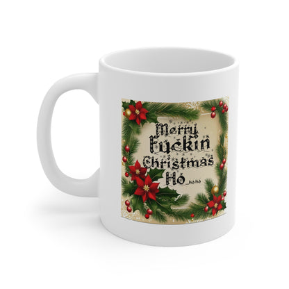 Ceramic "Merry F*ckin Christmas" Mug