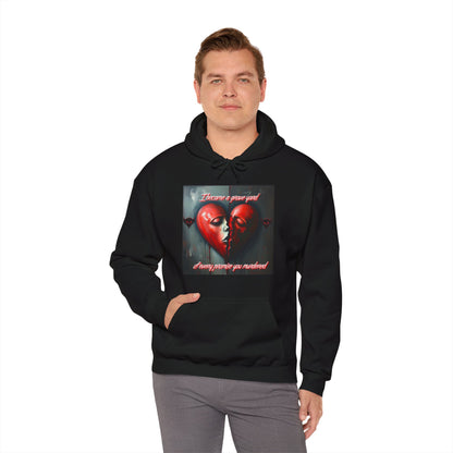 "I Became a Graveyard, to Every Promise You Murdered" Unisex Heavy Blend™ Hooded Sweatshirt