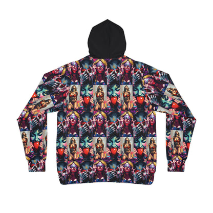 "Ungodly Kinks" Vibrant Graphic Athletic Hoodie - Uniquely Stylish & Comfortable