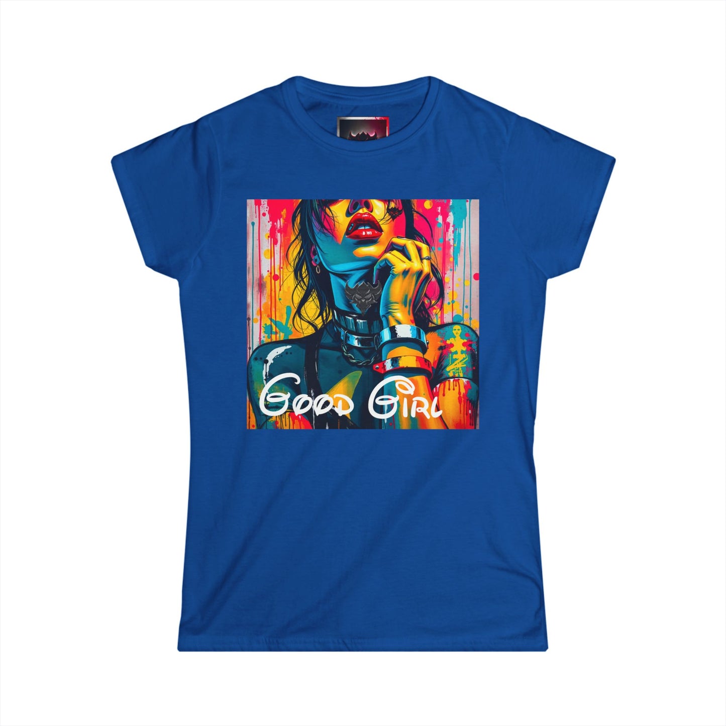 "Good Girl" Women's Graphic Tee - Stylish and Vibrant Art Shirt